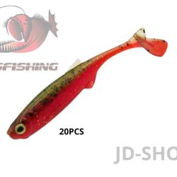 Leurre souple Nouveaut&eacute; 75mm 2.5g 20pcs P&ecirc;che  Eau Douce Ou En Mer