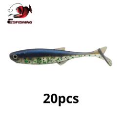 Leurre souple Nouveaut&eacute; 75mm 2.5g 20pcs P&ecirc;che  Eau Douce Ou En Mer Coloris Naturelle