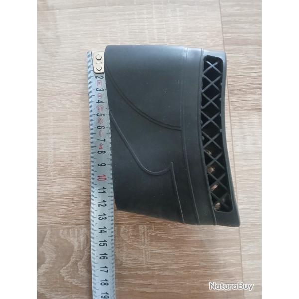 Sabot amortisseur noir pour crosse