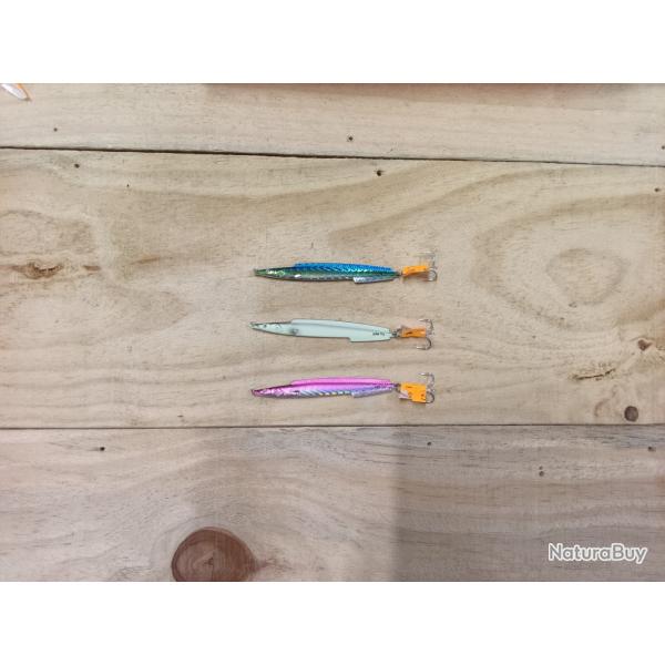Lots de 3 jigs 15 g