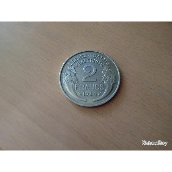 monnaie 2F polyn�sie fran�aise   1949  alu