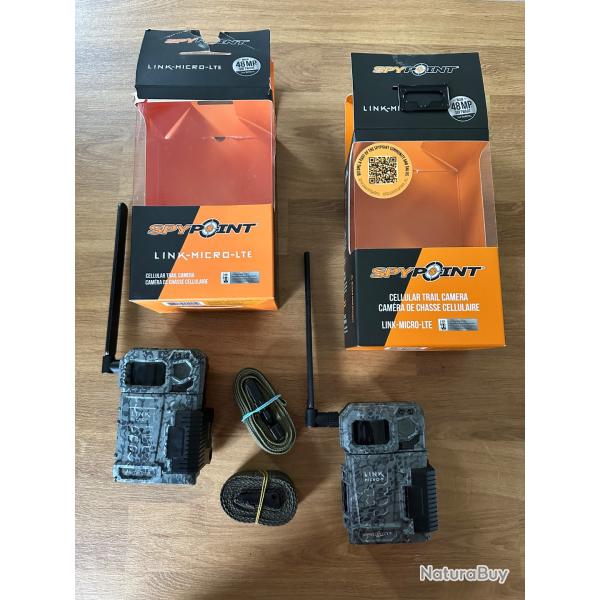 2 cam�ras Link Micro LTE pour pi�ce