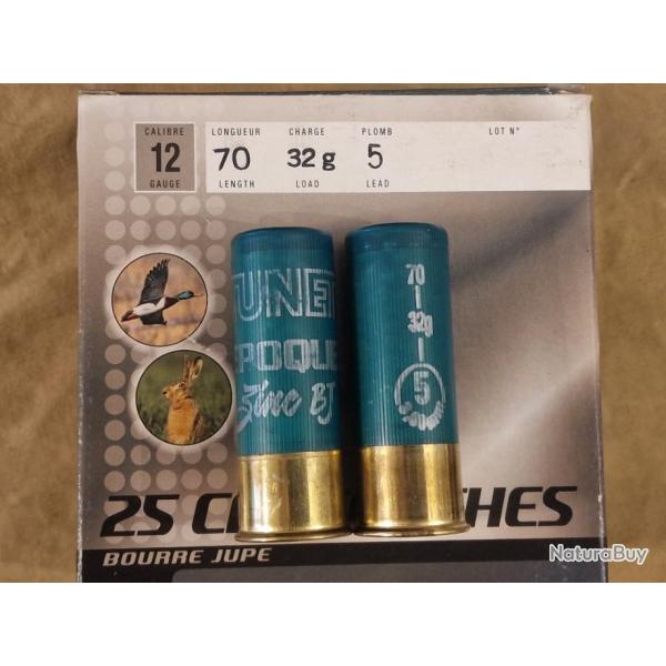 Cartouches Tunet Epoque Zinc 32g cal 12/70 N�5 HILMAR SUPER DESTOCK !!!