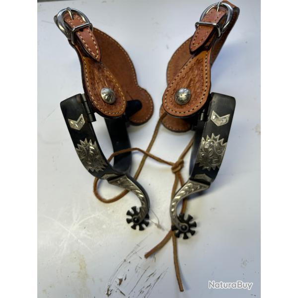 �perons US d�cor�s cuir metal