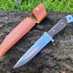 Couteau fixe acier 440 - style chasse classique
