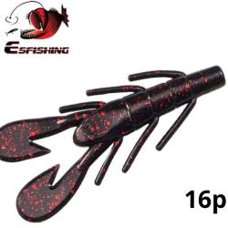 Leurre Souple Style Ecrevisse 85mm 6.2g 16pcs Pour La P&ecirc;che En Eau Douce Coloris Naturelle 2