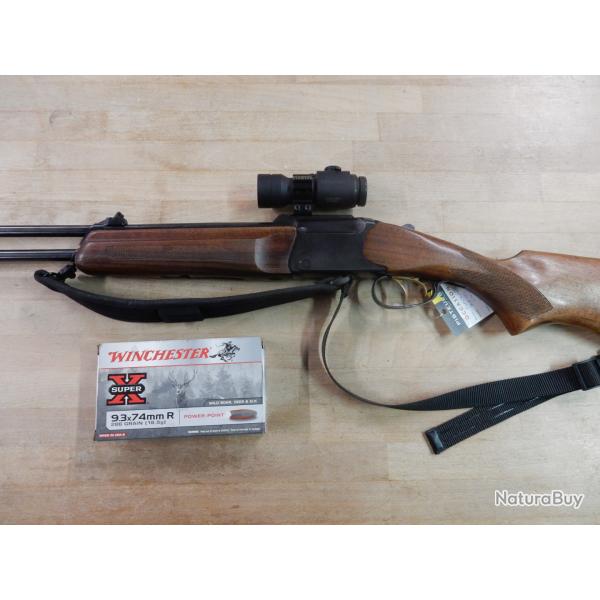 CARABINE EXPRESS BAIKAL MP 94 CAL 9.3X74R + AIMPOINT COMP C3 2MOA + 20 BALLES OCCASION BON ETAT