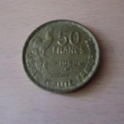 monnaie  50 francs   1952 B