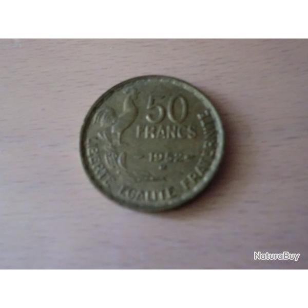 monnaie  50 francs   1952 B