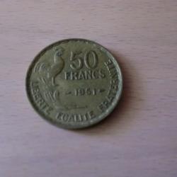 monnaie  50 francs   1951