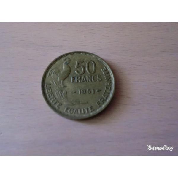 monnaie  50 francs   1951