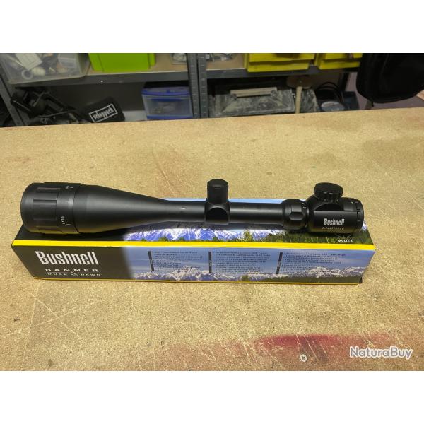 LUNETTE BUSHNELL BANNER 6-24x50 AOEG RETICULE  LUMINEUX  rouge/vert
