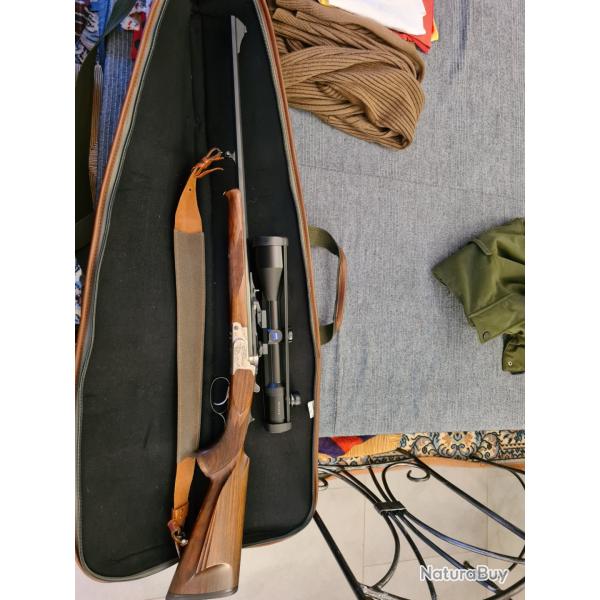 vend Krieghoff hubertus 6.5x65 r et 6x70r et Zeiss varipoint M 3x12 56 T