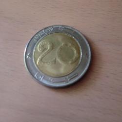 monnaie alg&eacute;rie 20 dinars 1993