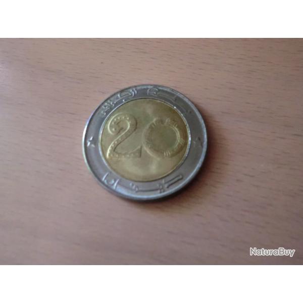 monnaie alg�rie 20 dinars 1993