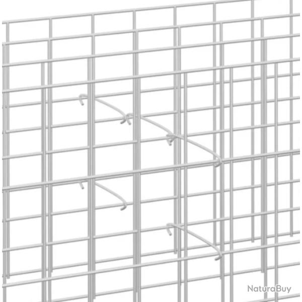 Crochets gabion acier galvanis� 40 cm entretoises stabilisation lot 50