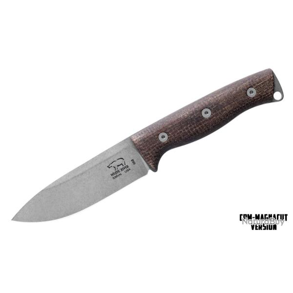 White River Ursus 45 - Magnacut | Micarta Naturel | Bushcraft Made in USA