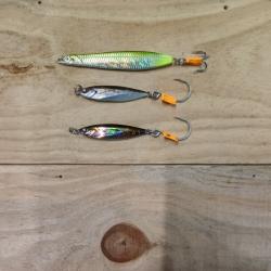 Lots de 3 jigs de 40 g