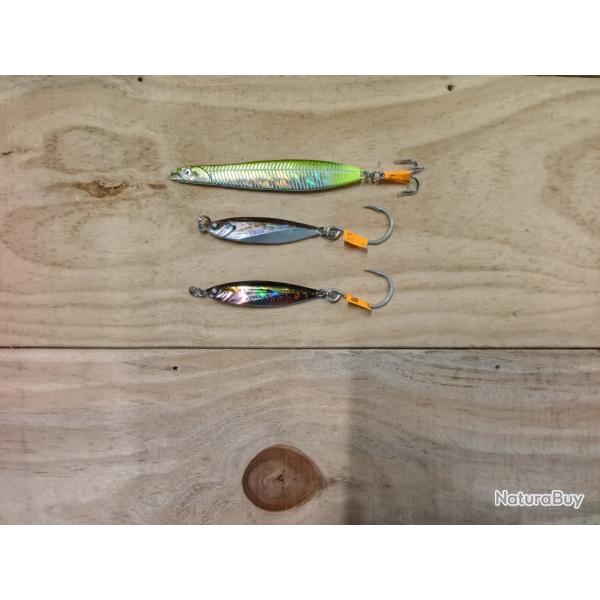 Lots de 3 jigs de 40 g