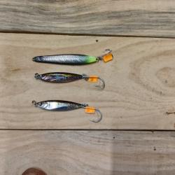 Lots de 3 jigs de 60 g