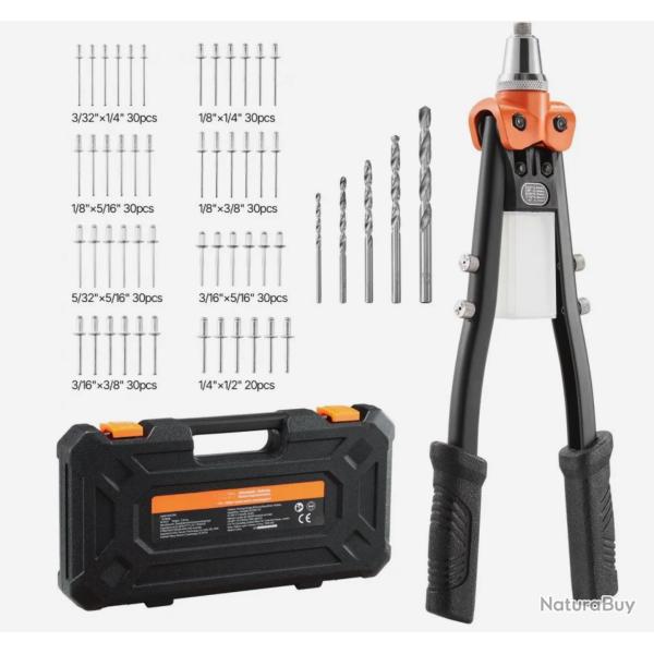 RIVETEUSE avec reservoir dans sa Malette