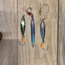 Lots de 3 jigs de 60 gramme