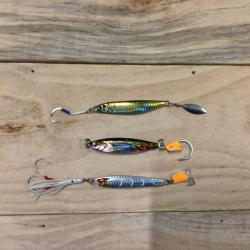Lots de 3 jigs 60 gramme