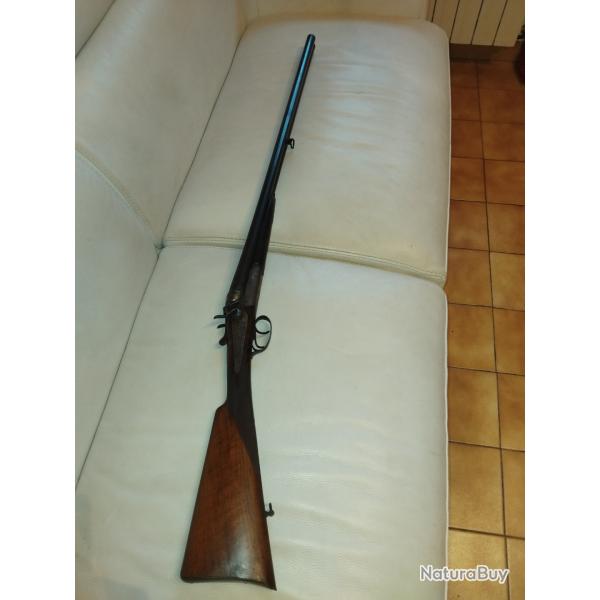 superbe fusil a chien en calibre 12