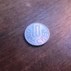 monnaie autriche 10 groschen 1976  vienne
