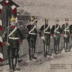 CPA -Arm&eacute;e allemande Chevau - legers La garde moniante -N&deg;7351