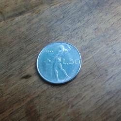 monnaie r&eacute;publique italie 50  lire  1977