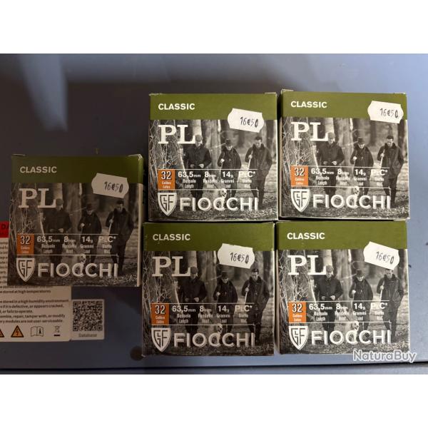 Lot 125 cartouches 12mm Fiocchi