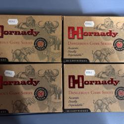 Lot 4 bo&icirc;tes Hornady 9.3x62