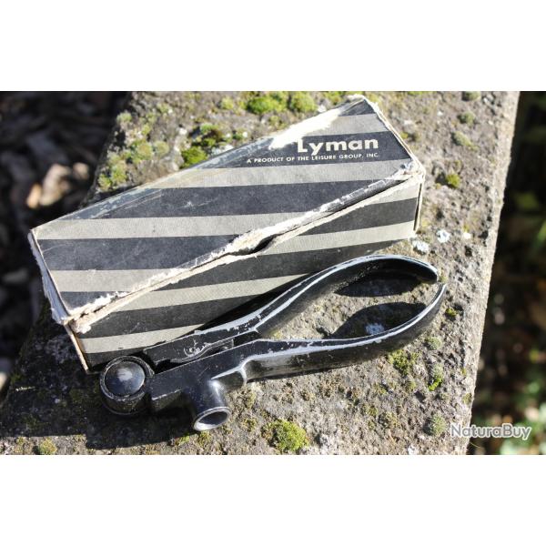 Pince Lyman 310 en boite avec ses outils en 357 Magnum
