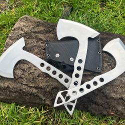 Set de 3 hachettes de lancer - acier 440