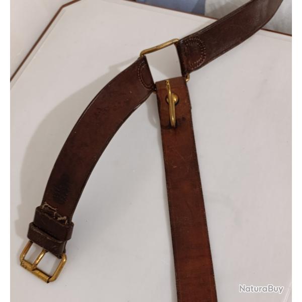 Ceinturon de troupe de cavalerie fran�aise mod�le 1884 de 14 18.
