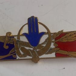 INSIGNE MILITAIRE -AREMAIL H 1314. (1254) FORCES FRAN&Ccedil;AISES EN AFRIQUE