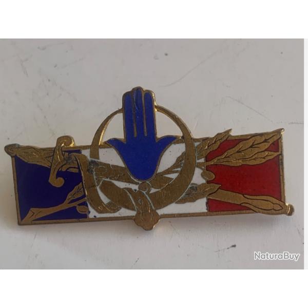 INSIGNE MILITAIRE -AREMAIL H 1314. (1254) FORCES FRAN�AISES EN AFRIQUE