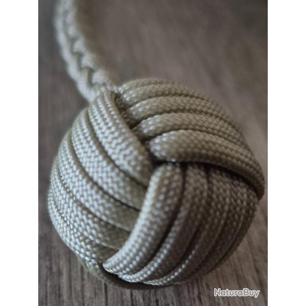 Monkey's Fist Bille Acier 25 mm "Tan"