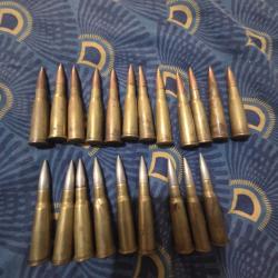 Vend anciens balles 8mm lebel