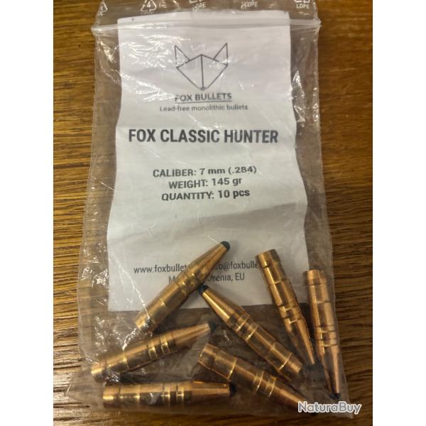 Ogives Fox Bullets 7/284 145gr