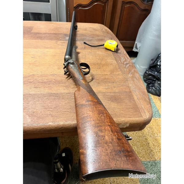 Superbe HUSQVARNA Cal 12 platines grav�e