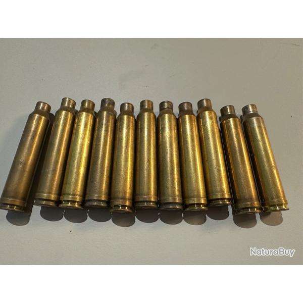 50 douilles 300 Win Mag  tir�es une fois sans boite