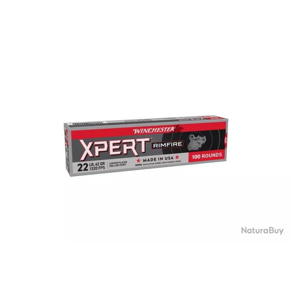 CARTOUCHES WINCHESTER XPERT CALIBRE 22LR - 42gr - BOITE DE 100