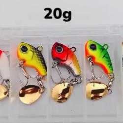 Spintail Leurre a palette 5pcs 20g avec boite