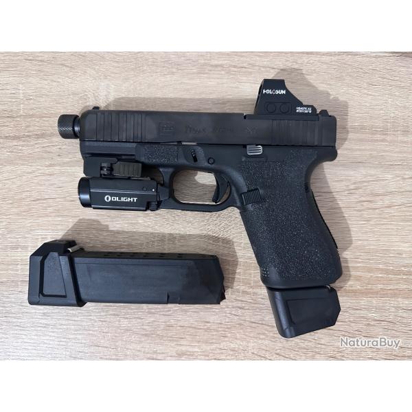 Glock 19 gen 5 FS MOS Filet� - full �quip�