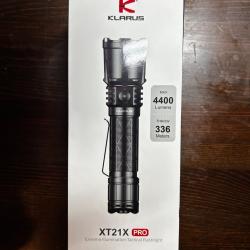 Lampe torche tactique Klarus XT21X Pro 4400 lumens