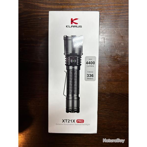 Lampe torche tactique Klarus XT21X Pro 4400 lumens