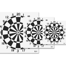 Blasons fa&ccedil;on jeu de fl&eacute;chettes 80 cm