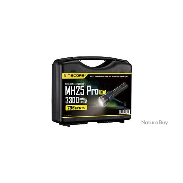 Kit Lampe torche Multitask Hybrid 25PRO - 3300Lm Nitecore